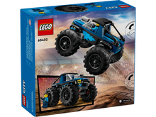 Load image into Gallery viewer, LEGO City Monster Truck set by Brick Shack featuring a blue monster truck with large tyres in action
