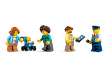 Load image into Gallery viewer, LEGO City sightseeing bus set minifigures including family and driver from Brick Shack boxed set
