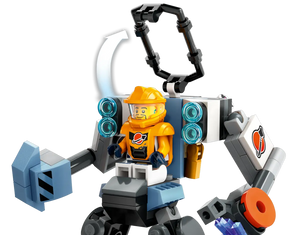 LEGO Boxed Set featuring a robotic character with a builder minifigure and vibrant accessories