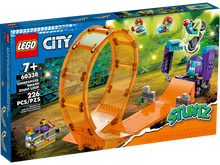 Load image into Gallery viewer, LEGO City Stuntz Chimpanzee Smash Stunt Loop boxed set by Brick Shack with 226 pieces for ages 7 and up
