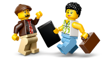 Load image into Gallery viewer, LEGO City Yellow Taxi 60487 featuring two minifigures with luggage ready for an adventure
