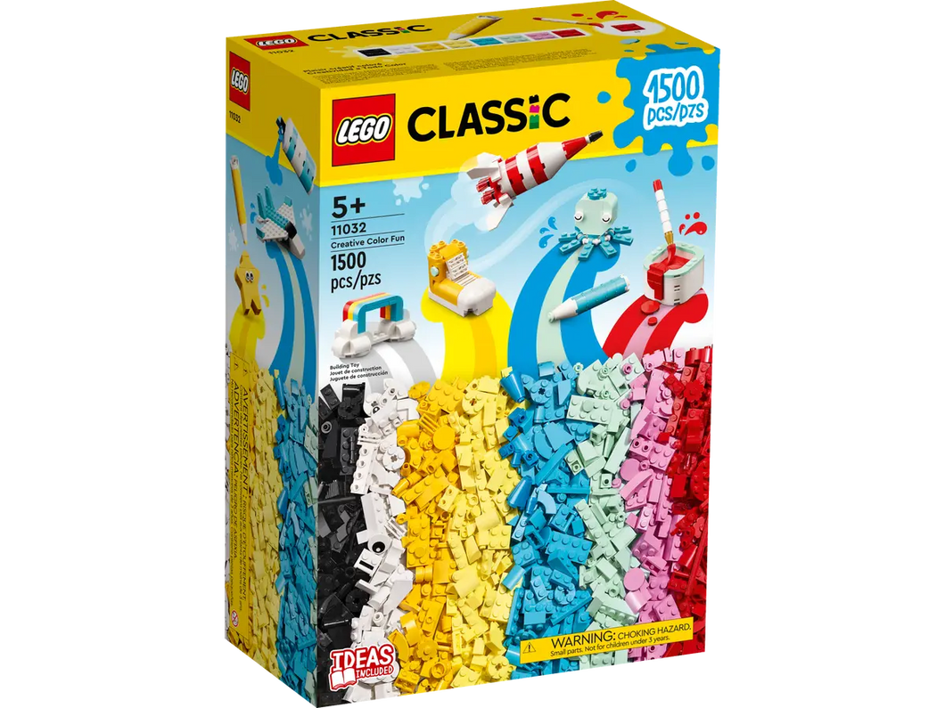 LEGO Classic Creative Colour Fun set 1500 pieces boxed set by Brick Shack with colourful building bricks