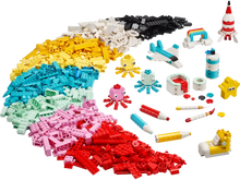 Load image into Gallery viewer, LEGO Classic Creative Colour Fun set from Brick Shack with multicolour bricks and small buildable models
