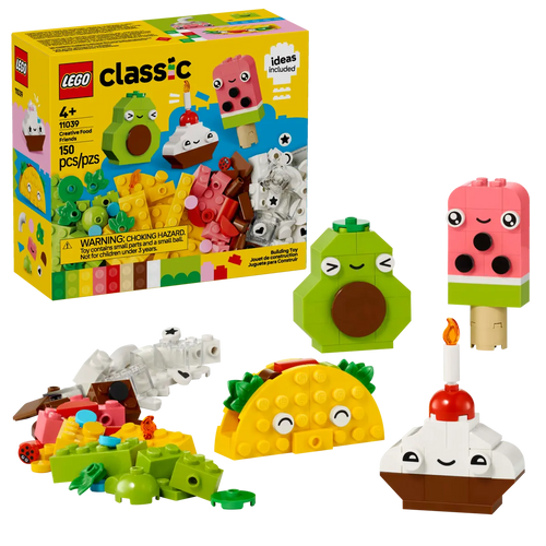 LEGO Creative Food Friends set 11039 with colourful pieces for imaginative building and fun play