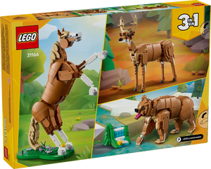 LEGO Creator 3-in-1 Beautiful Horse Set with Models of a Horse, Deer, and Bear for Creative Building