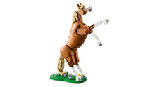 Load image into Gallery viewer, LEGO Creator 3-in-1 Beautiful Horse model in brown, featuring detailed design and movable parts

