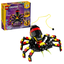 Load image into Gallery viewer, LEGO Creator 3-in-1 Surprising Spider boxed set by Brick Shack with buildable spider and 153 pieces
