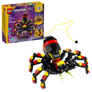 LEGO Creator 3-in-1 Surprising Spider boxed set by Brick Shack with buildable spider and 153 pieces