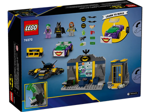 Brick Shack DC Batman LEGO 76272 boxed set featuring Batman, Joker, Batcave, and Batmobile build elements
