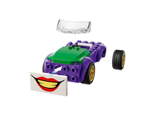 Load image into Gallery viewer, Joker purple and green vehicle from Brick Shack DC Batman LEGO 76272 boxed set with detachable parts

