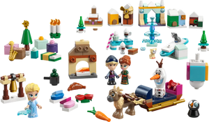 LEGO Disney Advent Calendar 2025 43273 featuring festive mini buildable characters and accessories