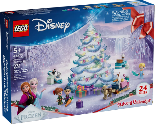 LEGO Disney Advent Calendar 2025 43273 set with festive decorations and characters for holiday fun
