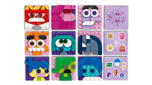 LEGO Disney Inside Out 2 set by Brick Shack featuring colourful character faces and emotion icons in boxed set
