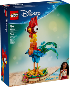 LEGO Disney Moana Heihei set boxed 566 pieces for ages 9 and up with colourful bird figure