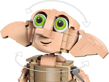 Load image into Gallery viewer, LEGO Dobby the House-Elf set by Brick Shack showing detailed build with rotating head and ears
