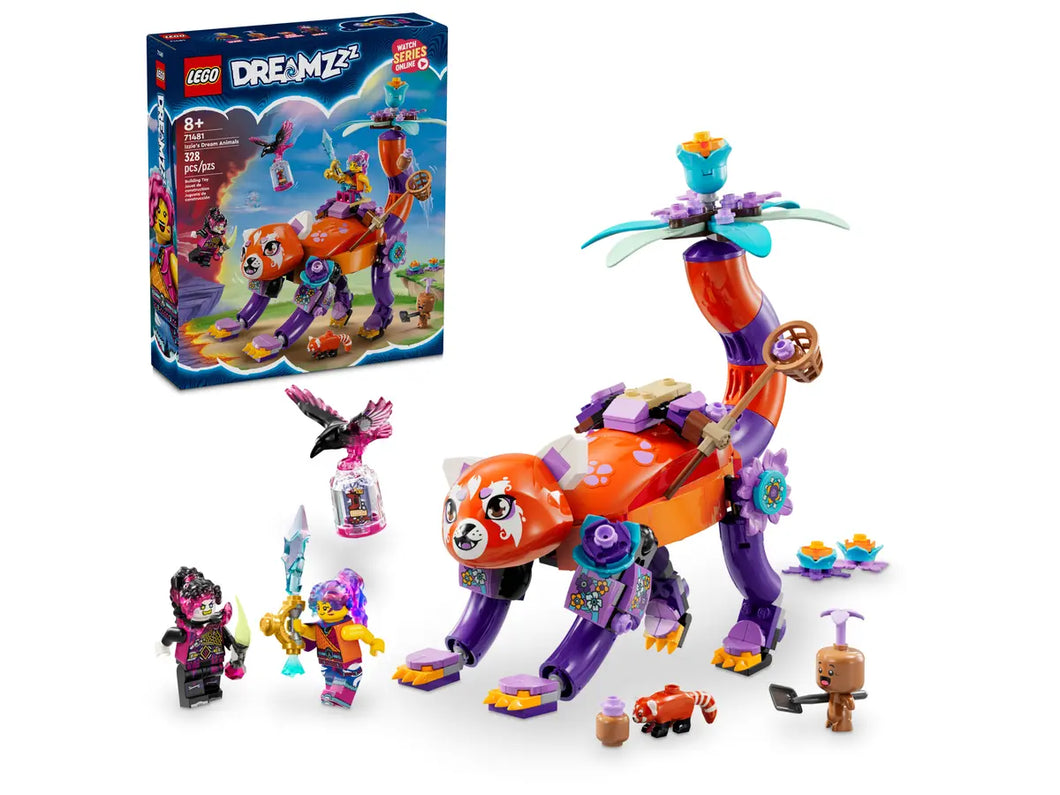 LEGO Dreamzzz Izzie's Dream Animals set with colourful animal figure and mini characters from Brick Shack
