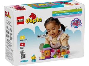 LEGO Duplo Ariel set boxed set by Brick Shack featuring a child playing with colourful building blocks and characters