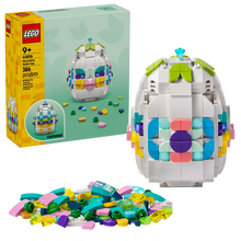 Load image into Gallery viewer, LEGO Easter Egg set by Brick Shack with colourful decorative pieces and 386 bricks in boxed set
