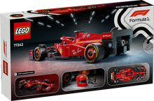 Load image into Gallery viewer, LEGO Ferrari SF-24 set boxed model of a red Formula 1 car with detailed decals and tyres from B M
