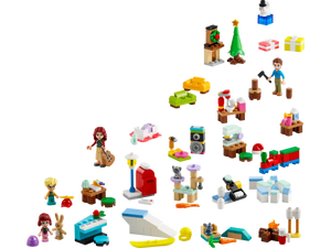 Brick Shack LEGO Friends advent calendar 2024 with festive mini builds and character figurines
