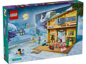 LEGO Friends advent calendar 2024 boxed set by Brick Shack with festive winter house and mini figures