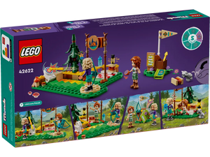 LEGO Friends Adventure Camp Archery Range boxed set by Brick Shack featuring archery target and mini-doll figures