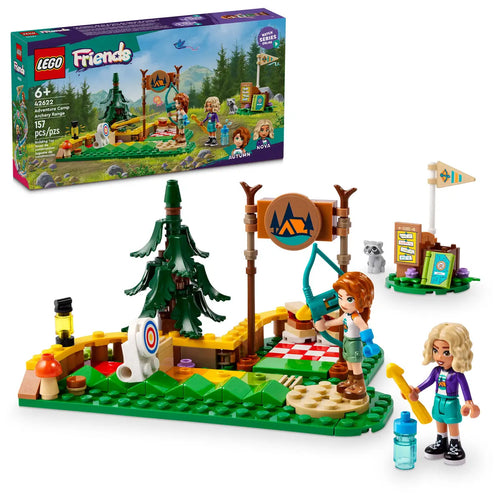 LEGO Friends Adventure Camp Archery Range boxed set by Brick Shack with minifigures and detailed outdoor play features