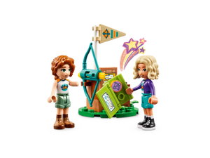 LEGO Friends Adventure Camp Archery Range set by Brick Shack with two mini-doll figures and archery equipment