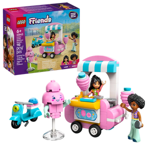 LEGO Friends cotton candy stand boxed set by Brick Shack with figures and scooter for imaginative play