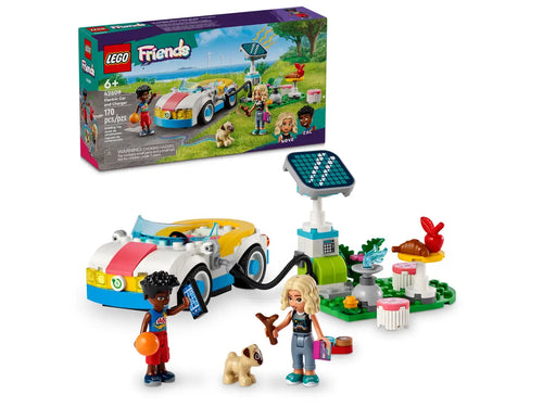LEGO Friends boxed set with electric car, solar panel, two minifigures and dog from Brick Shack