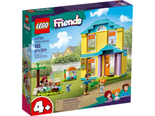 Load image into Gallery viewer, LEGO Friends Paisley&#39;s House boxed set with 185 pieces including characters Paisley, Felix, and Jonathan
