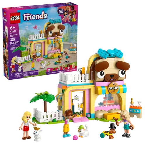 LEGO Friends Pet Accessories Shop set boxed set with 375 pieces including figures and pet accessories
