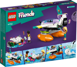 LEGO Friends sea rescue plane boxed set with sea animal figures and rescue accessories