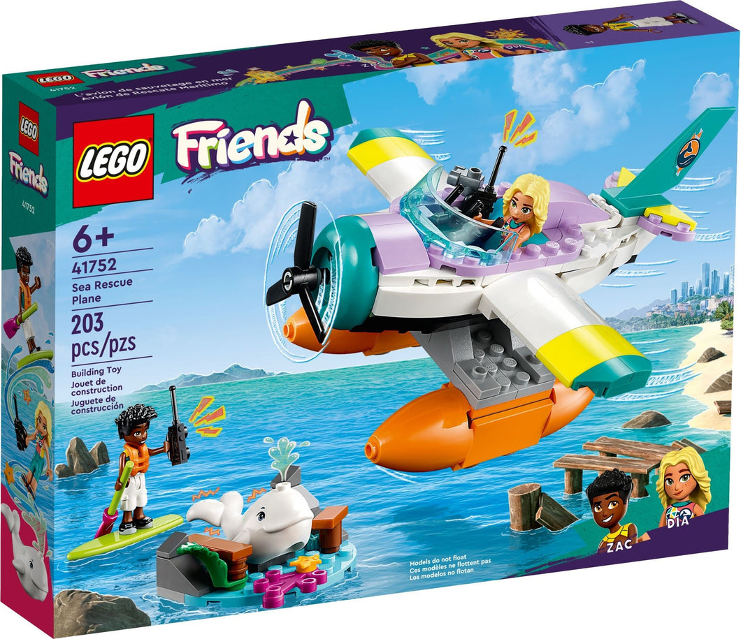 LEGO Friends sea rescue plane boxed set by with 203 pieces and sea rescue theme