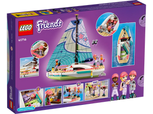 LEGO Friends sailing boat boxed set with colourful sail and minifigures by Brick Shack