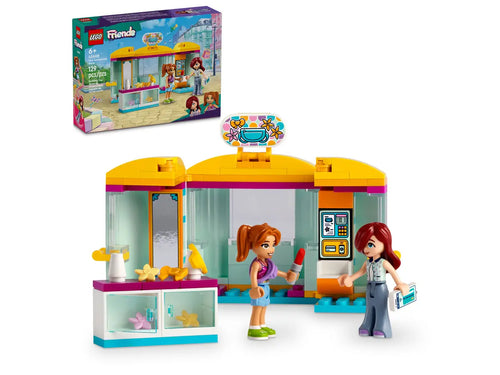 LEGO Friends Tiny Accessories Store boxed set by Brick Shack featuring colourful shop and two minifigures