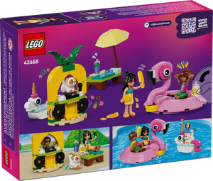 LEGO Friends Unicorn Flamingo set boxed by Brick Shack featuring minifigures with flamingo and unicorn float accessories