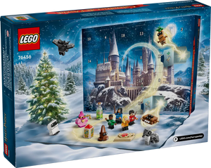 LEGO Harry Potter Advent Calendar 2025 76456 with festive scenes and mini figures from the wizarding world