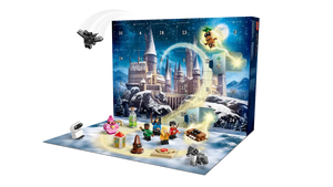 LEGO Harry Potter Advent Calendar 2025 76456 featuring Hogwarts castle and various mini builds