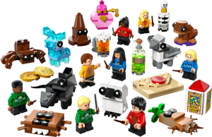 LEGO Harry Potter Advent Calendar 2025 76456 featuring festive minifigures and themed accessories