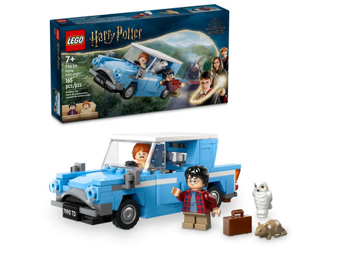 LEGO Harry Potter Flying Ford Anglia boxed set by Brick Shack featuring detailed car and character minifigures