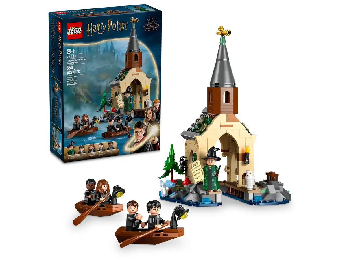 LEGO Harry Potter Hogwarts Boathouse Set with 350 Pieces Brick Shack