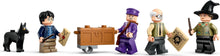 Load image into Gallery viewer, LEGO Harry Potter Knight Bus set with minifigures including Harry Potter, a wizard, and a dog 
