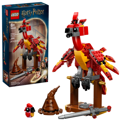 LEGO Harry Potter Fawkes the Phoenix Boxed Set with 299 pieces for ages 8 and up