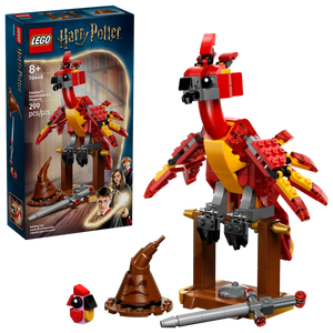 LEGO Harry Potter Fawkes the Phoenix Boxed Set with 299 pieces for ages 8 and up