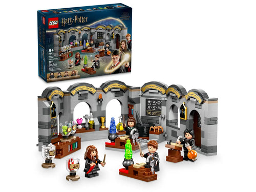 LEGO Harry Potter Potions Class boxed set by Brick Shack featuring Hogwarts classroom with potion bottles and wizard figures