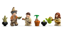 Load image into Gallery viewer, LEGO minifigures in Hogwarts Castle LEGO 76445 for sale UK engaged in potion-making activity
