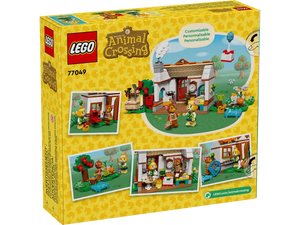 Isabelle's House Visit LEGO Animal Crossing boxed set by Brick Shack with customizable house and character figures