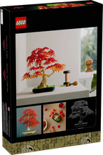 Load image into Gallery viewer, LEGO Japanese Maple Tree set 10348 boxed set with vibrant red leaves and detailed design
