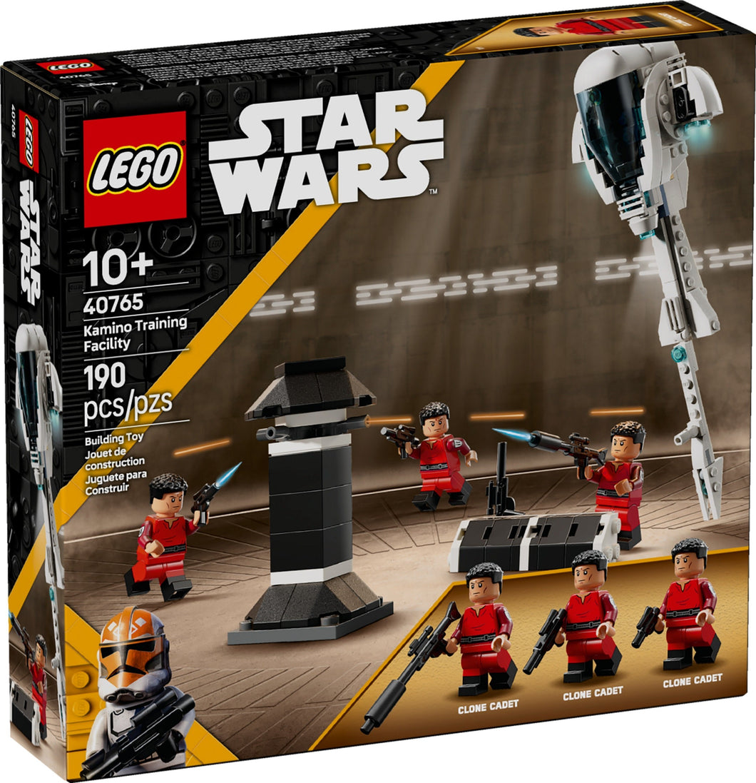 LEGO Star Wars Kamino Training Facility LEGO 40765 boxed set with minifigures and training droid